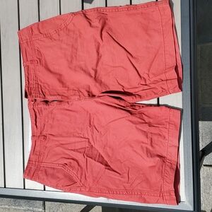Red Khaki Shorts